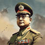 Subhash Chandra Bose Portrait