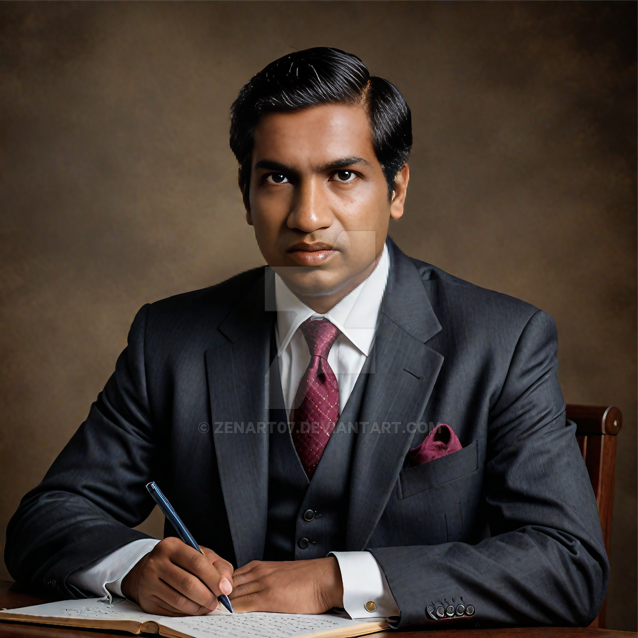 Srinivasa Ramanujan(15) by ZENART07 on DeviantArt