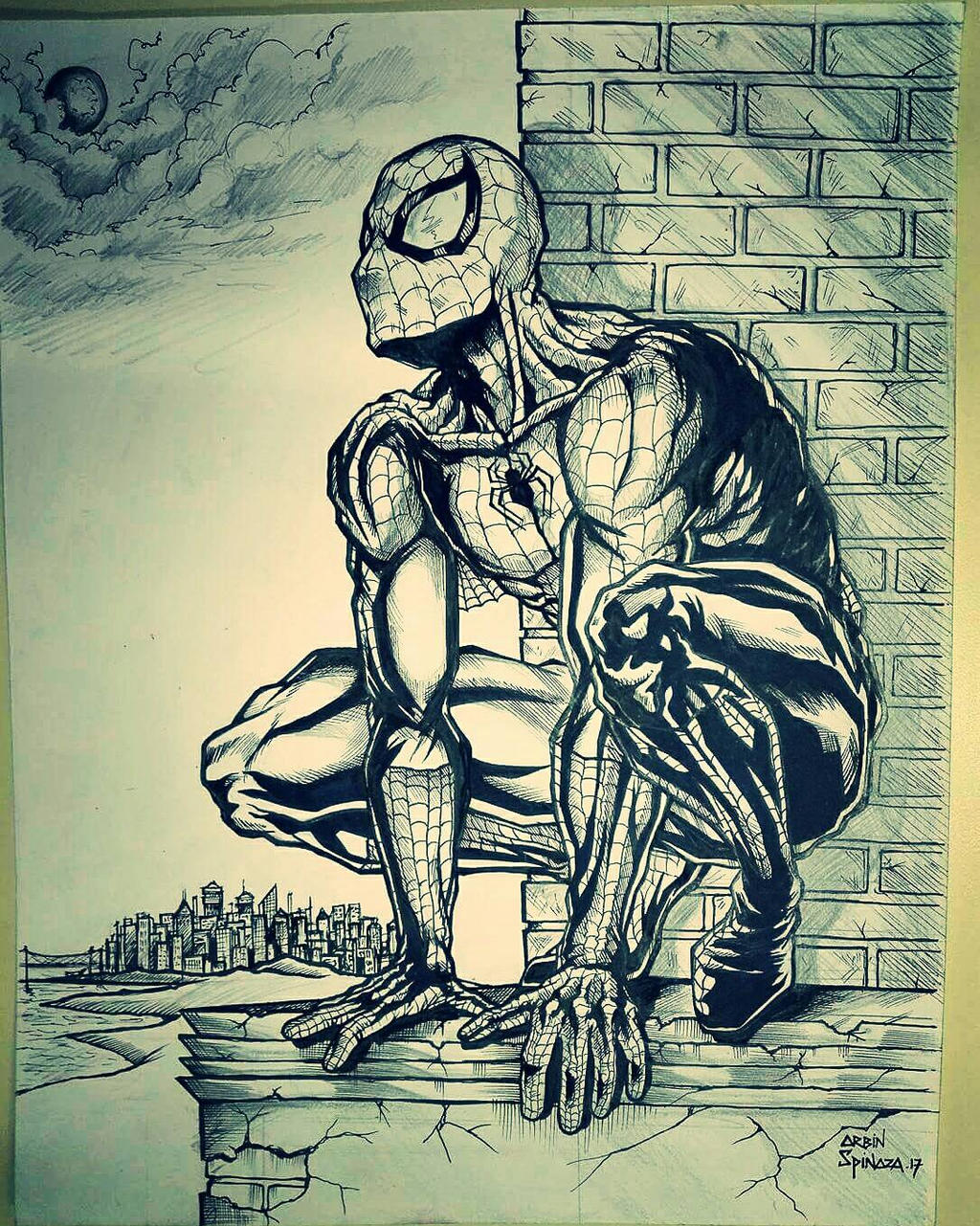 Spiderman Sketch By Orbinspinoza On DeviantArt spiderman-sketch-by-orbinspinoza-on-deviantart