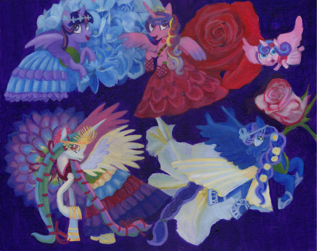 MLP Flowers of Harmony- The Princesses