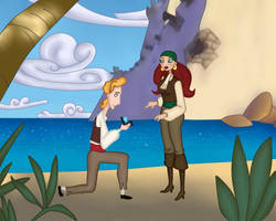 Art Trade with Beekay84 - Engagement Monkey Island