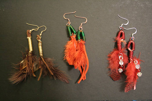 Feather Earrings 1