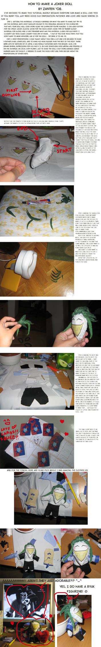 How to make a Joker doll