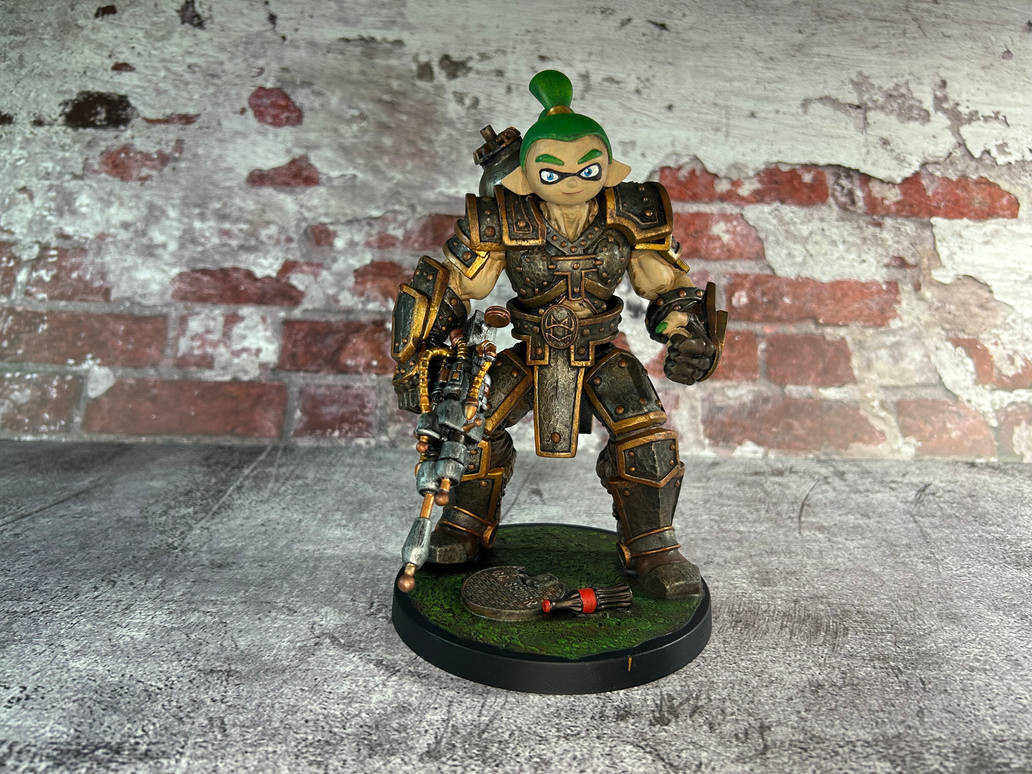 Buff Inkling Custom Figure Splatoon by kodykoala on DeviantArt