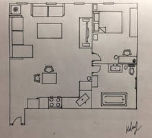 Apartment Floor Plan Created By Kay Deng (me)