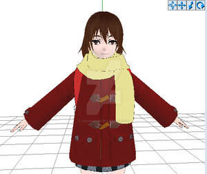 mmd hinazuki kayo wip2 (semi-finished) by sakura-nice