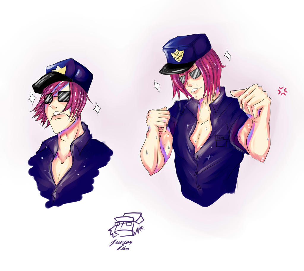 over dramatic Rin cop