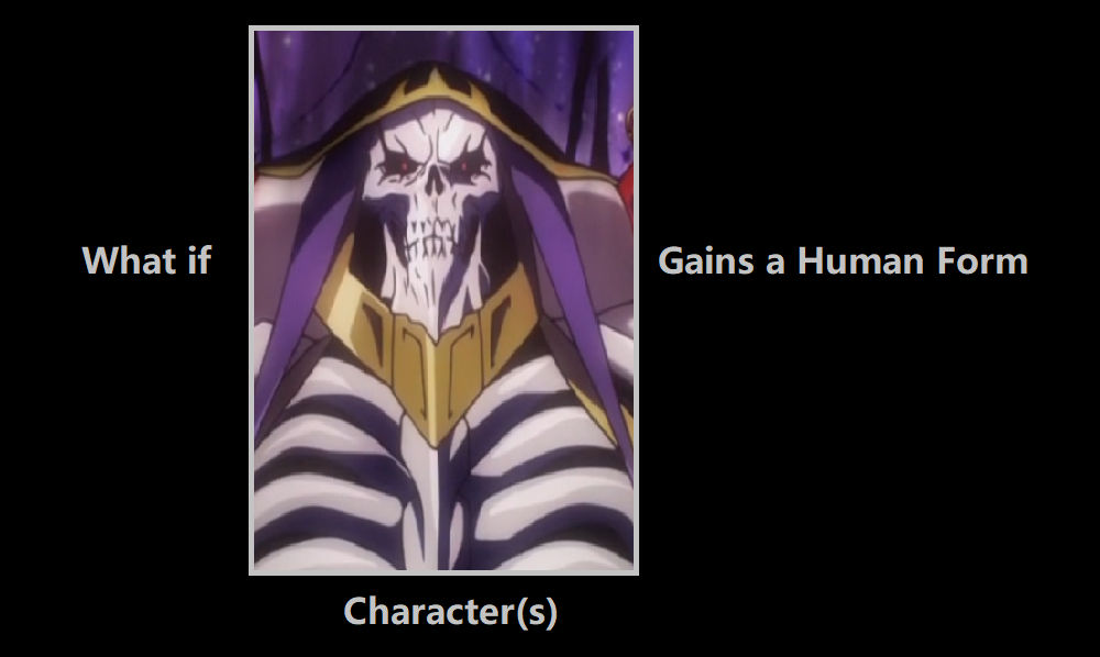 Ainz ooal gown human face
