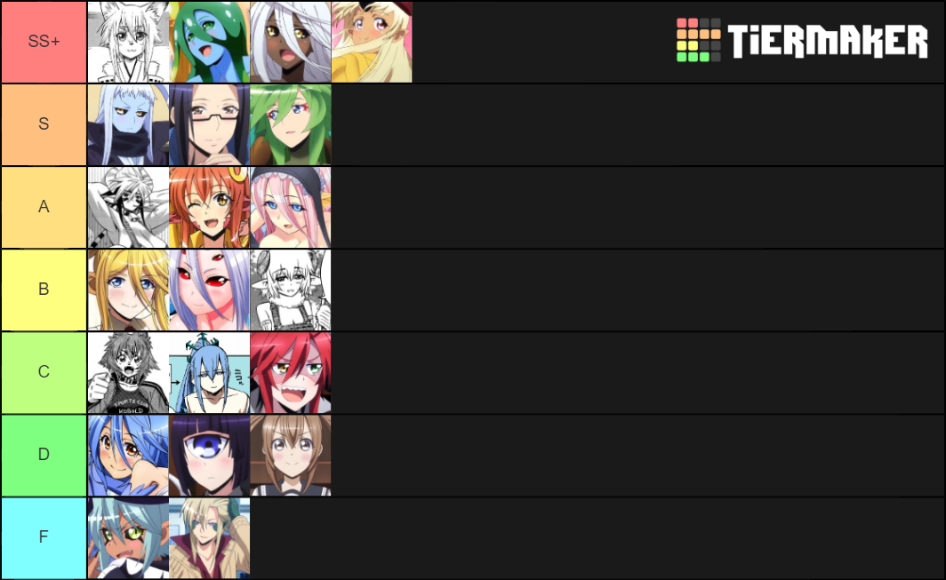 Monster Musume Girls Tier List (Community Rankings) - TierMaker