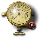 Steampunk CPU Gauge Icon