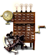 Steampunk GPS or Routefinder Icon