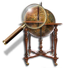 Steampunk Network Globe Icon