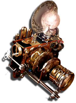 Steampunk Photoshop Icon MkIV