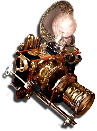 Steampunk Photoshop Icon MkIV