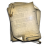 Steampunk Attached Document Icon