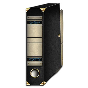 Steampunk Boxfile Folder Icon