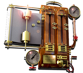 Steampunk CPU/GPU Thermometer icon by yereverluvinuncleber