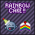Rainbow Cake by NorthboundFox