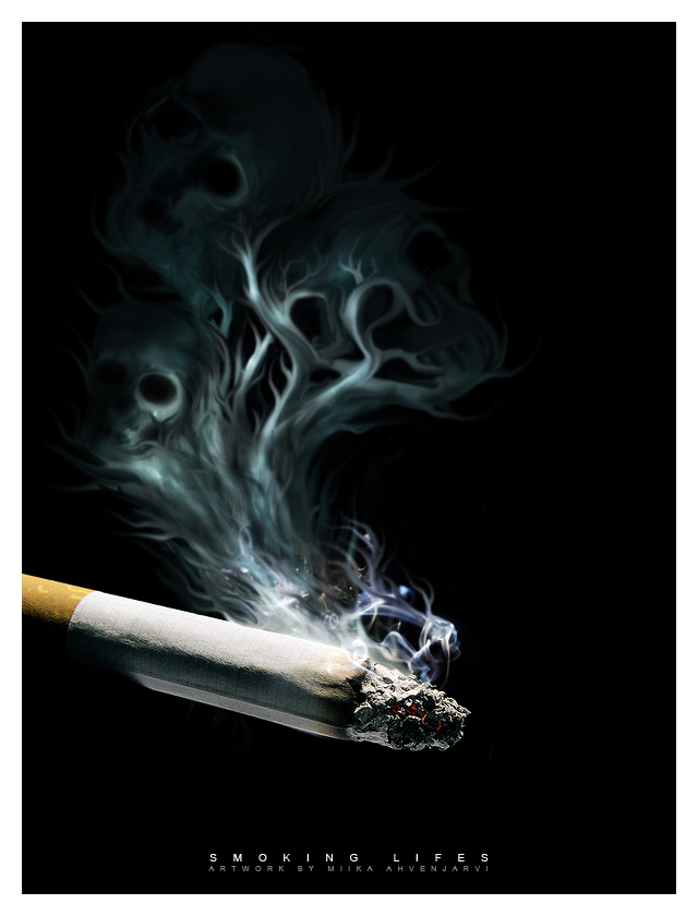 Smoking lifes.