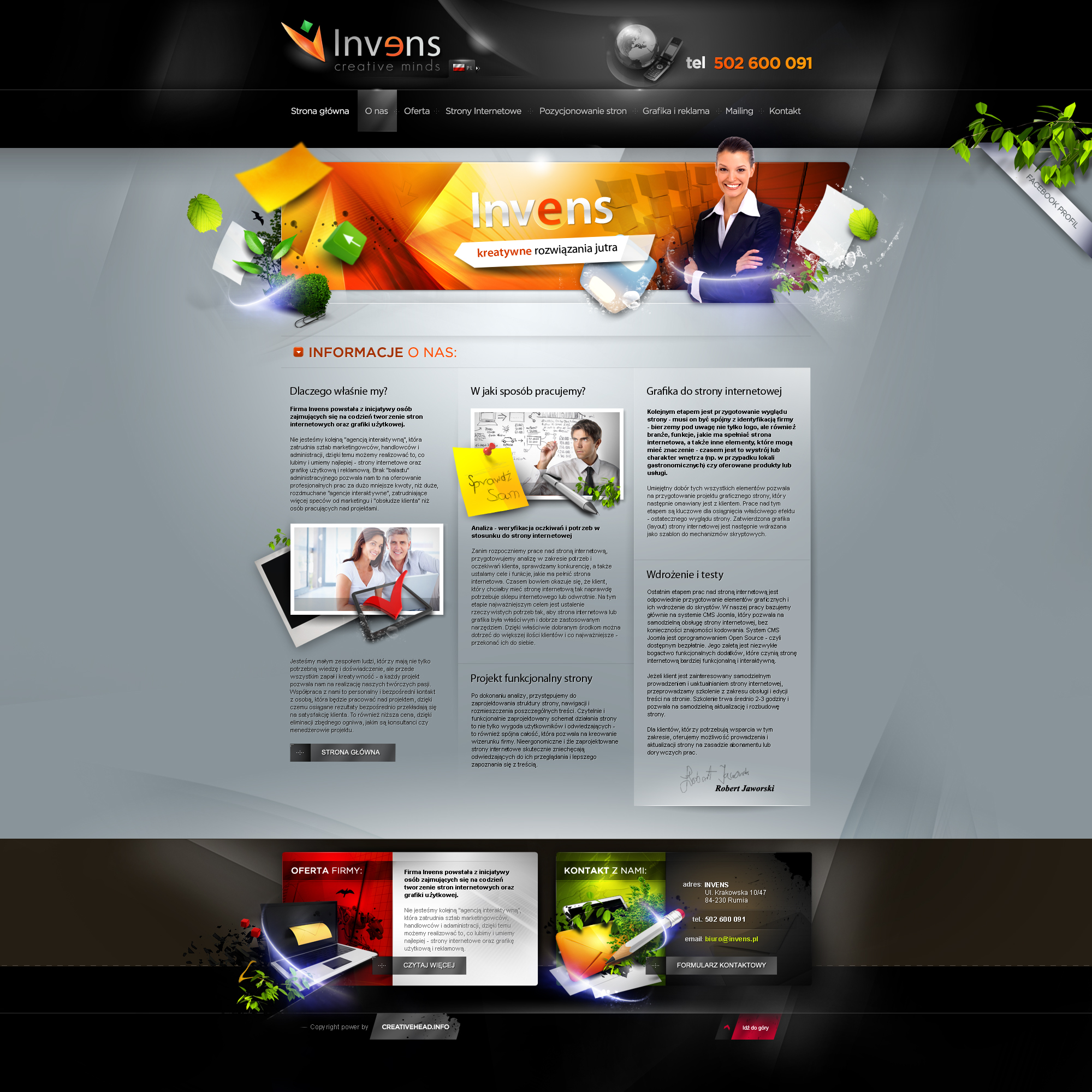 Invens.pl subpage