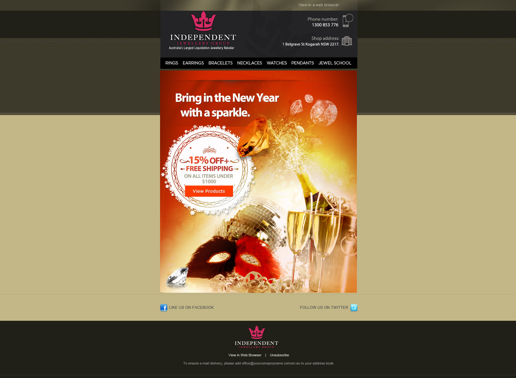 INDEPENDENT JEWELLERY GROUP - NEWSLETTER