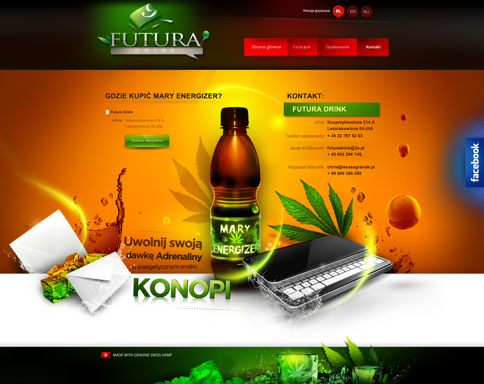 FUTURA DRINK - graphic design - www