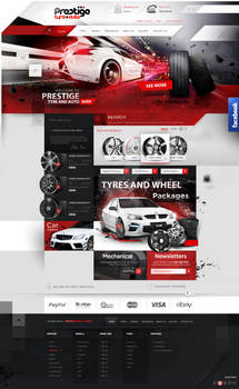 prestige tyre and auto - shop design