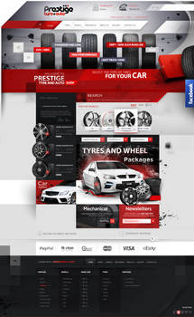 prestige tyre and auto - shop design