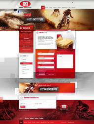 Moss institute - website design