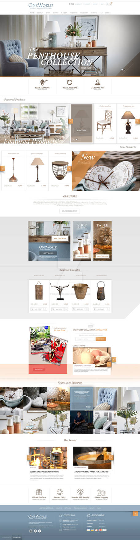 One World - store design by webdesigner1921 on DeviantArt