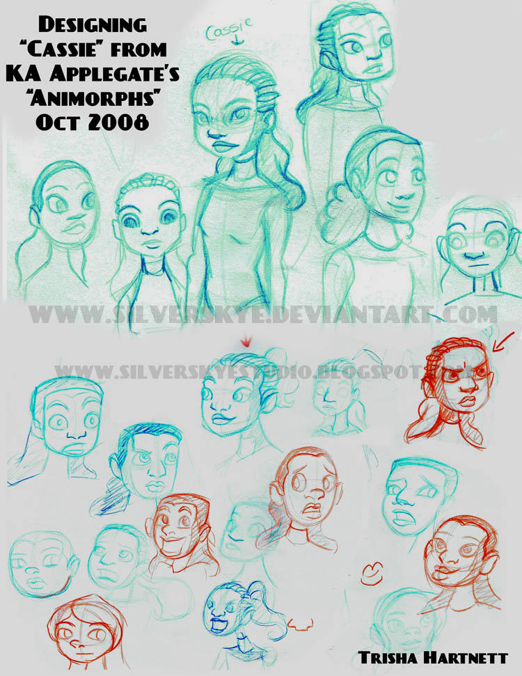 Designing Cassie from Animorph by SilverSkye on DeviantArt