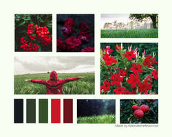 Green and Red Plants Moodboard (F2U)