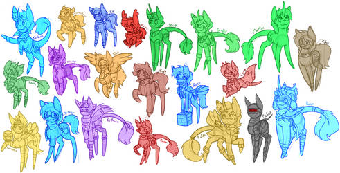 Lots of Tiny YogPonies