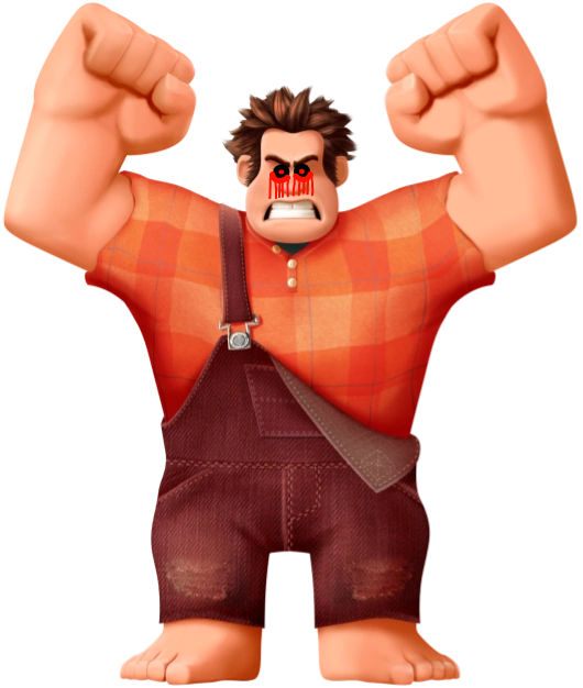 Enraged Ralph Evil Ralph (Wreck-It Ralph Creepypasta) by AidanYeckley09 on DeviantArt