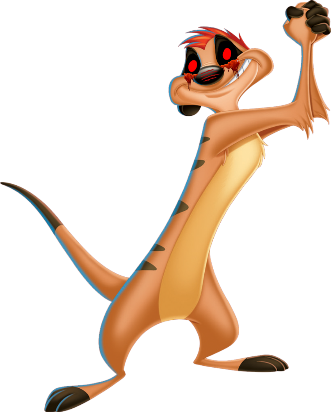 Grumpy Timon Demented Timon by AidanYeckley09 on DeviantArt