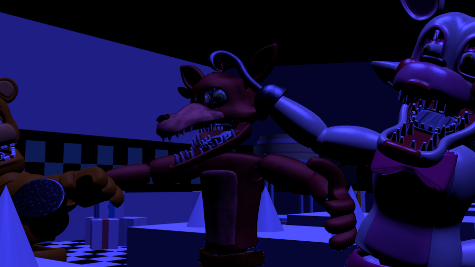 Animatronics running away from the pizzeria by WeegeeMEME on DeviantArt