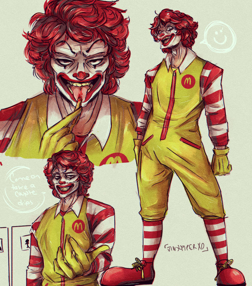 Deviantart Ronald Ronald McDonald by JinxPiperXD on DeviantArt