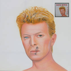 David Bowie portrait by Marcello Barenghi 1992