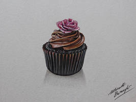 Cupcake DRAWING by Marcello Barenghi