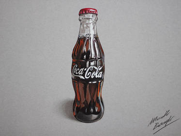 Coca-Cola bottle (drawing by Marcello Barenghi)