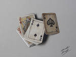Playing Cards DRAWING by Marcello Barenghi by marcellobarenghi