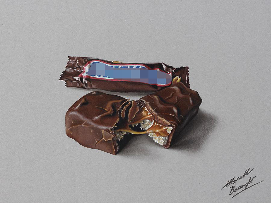 choco bar DRAWING by Marcello Barenghi