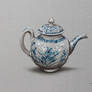 Porcelain Teapot DRAWING by Marcello Barenghi