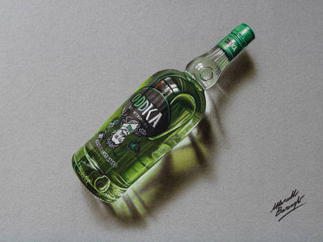 Oddka vodka DRAWING by Marcello Barenghi