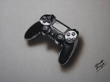 PS gamepad DRAWING by Marcello Barenghi