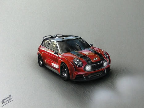 #MINIClubmanVisionGT DRAWING by Marcello Barenghi