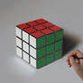 Rubik's Cube PAINTING by Marcello Barenghi
