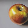 Apple PAINTING on canvas by Marcello Barenghi