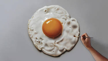 Fried Egg Painting