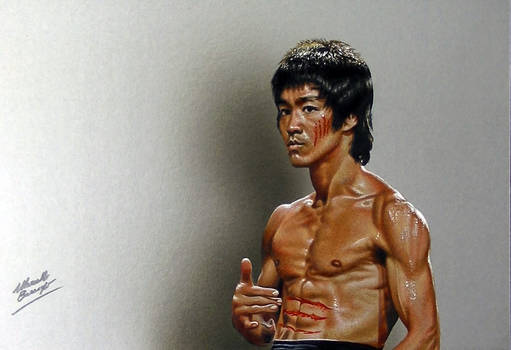 Drawing Bruce Lee